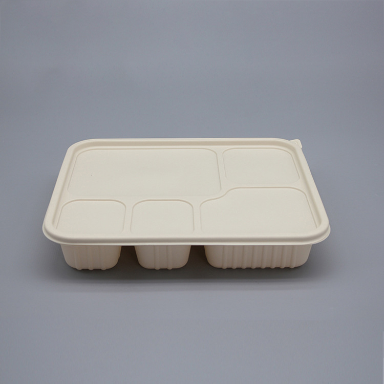 Food container 5 gird 1000 ml from Disposables Inc. The best import service in China. Import your disposable items from us.